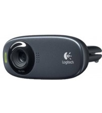 Logitech C310 HD Webcam  (Black)